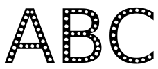 ecofont abc