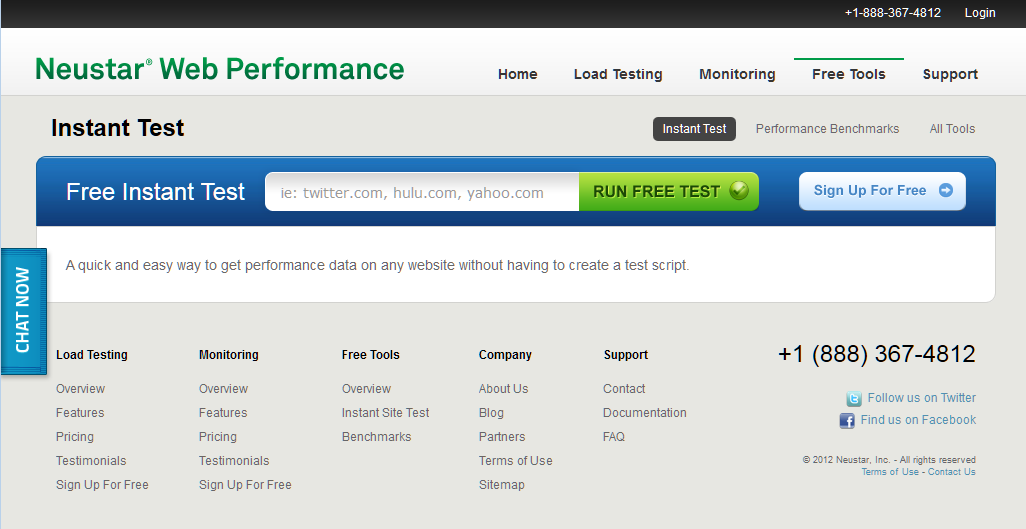 Free Website Performance Test