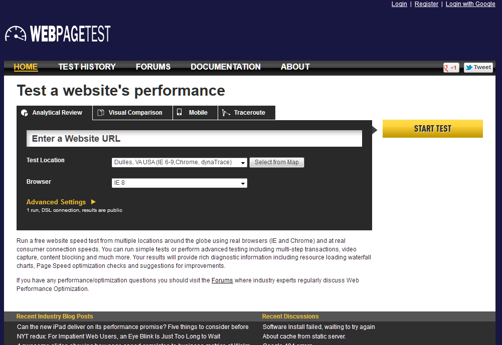 WebPagetest