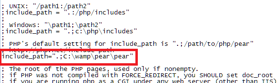 Pear include path