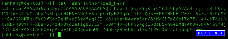 上傳 RSA 公鑰到伺服器